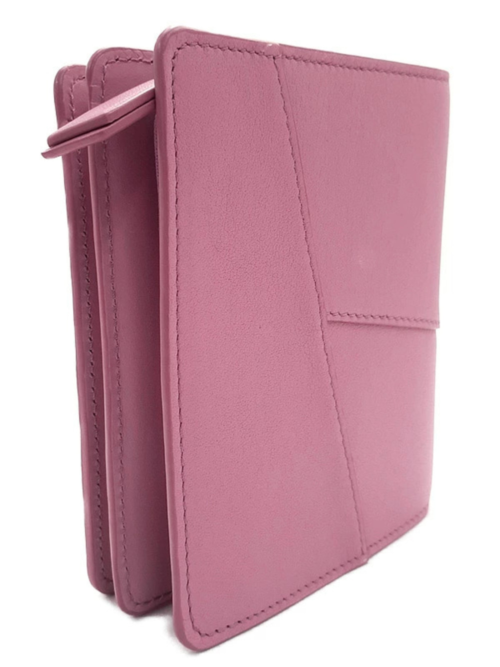 Loewe Wallet Compact Bi Puzzle fold Zip Short Black
